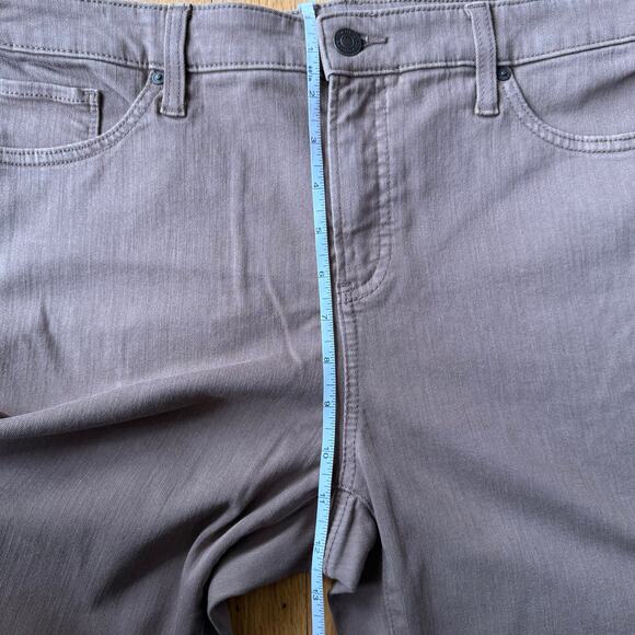 Chico’s So Slimming Girlfriend Slim Leg Ankle Brown Denim Jeans Size 10R (1.5R) - Picture 9 of 12